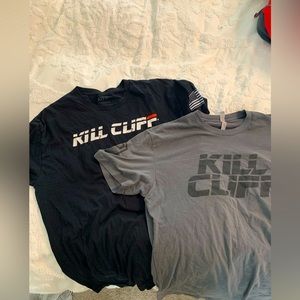 Kill Cliff T-Shirts. Size Large.
